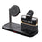 C09 QI2 5 in 1 Magnetic Wireless Charger Multifunctional Charging Station with Clock + Night Light - Black - 2