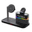 C09 QI2 5 in 1 Magnetic Wireless Charger Multifunctional Charging Station with Clock + Night Light - Black - 3