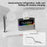 C09 QI2 5 in 1 Magnetic Wireless Charger Multifunctional Charging Station with Clock + Night Light - Black - 5
