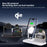 C09 QI2 5 in 1 Magnetic Wireless Charger Multifunctional Charging Station with Clock + Night Light - Black - 6