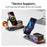 C09PLUS 5 in 1 Qi2.2 25W Magnetic Wireless Charger + Bluetooth-Compatible Speaker + Alarm Clock + Night Light + Time Display - Black - 3