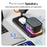 C09PLUS 5 in 1 Qi2.2 25W Magnetic Wireless Charger + Bluetooth-Compatible Speaker + Alarm Clock + Night Light + Time Display - Black - 4