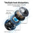 C09PRO Multifunction Qi2.2 25W Fast Charging Magnetic Wireless Charger Cooling Stand Bluetooth-compatible Speaker - Black - 4