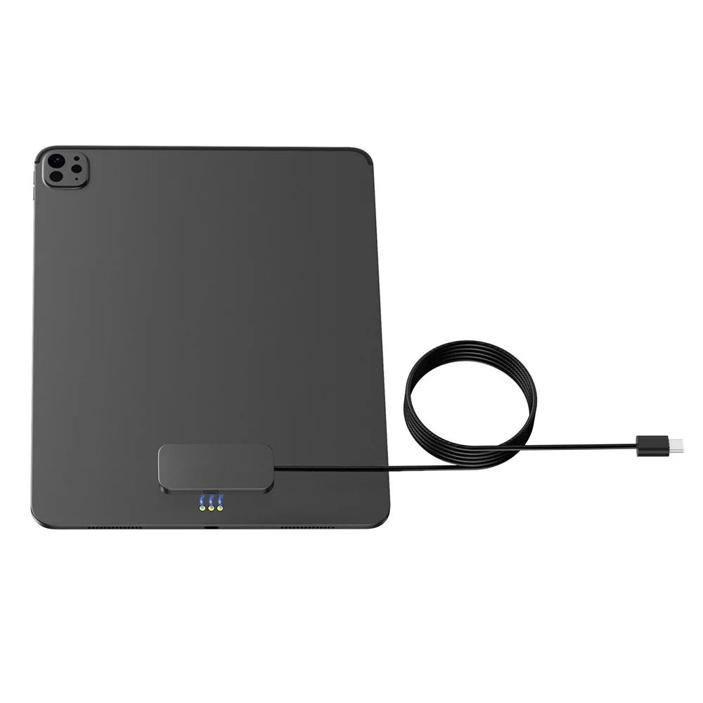 Magnetic Wireless Charger for iPad Air 13 (2025) / (2024) / Pro 12.9 (2022) / (2021) / (2020) / (2018) Fast Charging Pad with USB - C Cable Smart Connector - 2