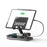 CYJ-268 5 in 1 Wireless Charging Station with Retractable Cable for Smartphone / Earbuds / Smart Watch / Tablet Foldable Stand - Black - 1