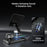 CYJ-268 5 in 1 Wireless Charging Station with Retractable Cable for Smartphone / Earbuds / Smart Watch / Tablet Foldable Stand - Black - 5