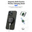 6 in 1 Magnetic Wireless Charger with Stand 15W Max Fast Charging Magnetic Stand - Black - 2