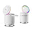 JJT-C52 Qi2 15W 5 in 1 Magnetic Wireless Charger Stand Bluetooth-Compatible Speaker with RGB Light for iPhone Apple Watch AirPods - White - 2