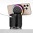 JJT-C52 Qi2 15W 5 in 1 Magnetic Wireless Charger Stand Bluetooth-Compatible Speaker with RGB Light for iPhone Apple Watch AirPods - White - 7