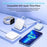 AP08 15W Max Wireless Charger Magnetic Charging Dock with Foldable Bracket for iWatch / Phone / Earbuds - 4