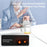 C53 QI2 5 in 1 Foldable Magnetic Wireless Charger 15W Fast Charging Charger Built-in Retractable Cable with Adjustable LED Night Light - Black - 4