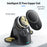 LFX-179 3 in 1 15W Wireless Charger Folding Fast Charging Dock Magnetic Charging Station for iPhone iWatch AirPods - Black - 5
