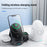 LFX-179 3 in 1 15W Wireless Charger Folding Fast Charging Dock Magnetic Charging Station for iPhone iWatch AirPods - Black - 6