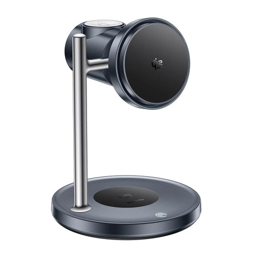 YESIDO DS40 Qi2.2 Wireless Charger 25W Fast Charging Phone Stand with Fan for Samsung Watch / iWatch - Black - 1