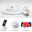 UV-01 USB to Type-C/Micro/iP 3 in 1 Charging Dock for Smartphone Holder Stand 360 Degree Rotatable Charger Base - White - 3