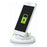 UV-01 USB to Type-C/Micro/iP 3 in 1 Charging Dock for Smartphone Holder Stand 360 Degree Rotatable Charger Base - White - 4