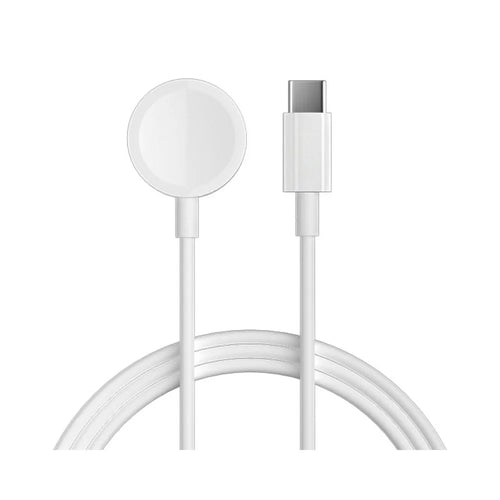 DEVIA Kintone Series for Apple Watch Type-C Magnetic Charger with 1m Charging Cable - White - 1