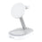 DEVIA Y302 Extreme Speed Series 3 in 1 15W Magnetic Wireless Charger Phone Watch Earbuds Charging Stand - White - 1