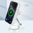 DEVIA Y302 Extreme Speed Series 3 in 1 15W Magnetic Wireless Charger Phone Watch Earbuds Charging Stand - White - 5