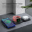 WC-07W 3 in 1 Magnetic Wireless Charger Foldable Charging Dock with Indicator Light - Black - 5