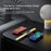WC-07W 3 in 1 Magnetic Wireless Charger Foldable Charging Dock with Indicator Light - Black - 6
