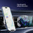 AZEADA AZ-C05 15W Wireless Charger Car Air Vent Mount Infrared Auto Clamp Phone Holder - Black - 6