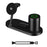 4 in 1 Qi2.2 Wireless Charger 25W Magnetic Charging Station with Night Light for iPhone Samsung Apple Watch AirPods - Black - 1
