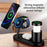 4 in 1 Qi2.2 Wireless Charger 25W Magnetic Charging Station with Night Light for iPhone Samsung Apple Watch AirPods - Black - 6