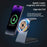 T3 Qi2 15W Magnetic Wireless Charger for iPhone Apple Watch AirPods Desktop Stand - Grey - 2