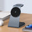 T3 Qi2 15W Magnetic Wireless Charger for iPhone Apple Watch AirPods Desktop Stand - Grey - 4