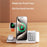 T12 5-in-1 Wireless Charging Station Stand Magnetic Stand with White Noise Night Light for Phone Watch Earbuds - 7