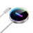 ESSAGER 15W Magnetic Wireless Charger with Dynamic RGB Light Portable Charging Pad - Silver - 1