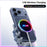 ESSAGER 15W Magnetic Wireless Charger with Dynamic RGB Light Portable Charging Pad - Silver - 4