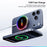 ESSAGER 15W Magnetic Wireless Charger with Dynamic RGB Light Portable Charging Pad - Silver - 6