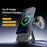 ESSAGER 3 in 1 Foldable Wireless Charger for Phone / Watch / Earbuds 15W Fast Charging Stand - Grey - 5
