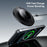 ESSAGER Desktop Wireless Charger Portable 15W Fast Charging Pad with 1m Type-C Cable - Black - 4
