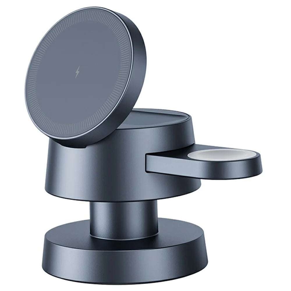 X6 4-in-1 Magnetic Wireless Charger Stand with Night Light Charging Dock for iPhone Apple Watch AirPods - 1