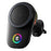 ESSAGER 15W Wireless Charger Built-in Cooling Fan Car Air Vent Mount Magnetic Phone Holder with RGB Light - Black - 1