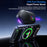 ESSAGER 15W Wireless Charger Built-in Cooling Fan Car Air Vent Mount Magnetic Phone Holder with RGB Light - Black - 4