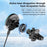 JLM-101 Magnetic Wireless Car Charger 15W Fast Charging Qi-Compatible Air Vent Mount Phone Holder - Black - 5