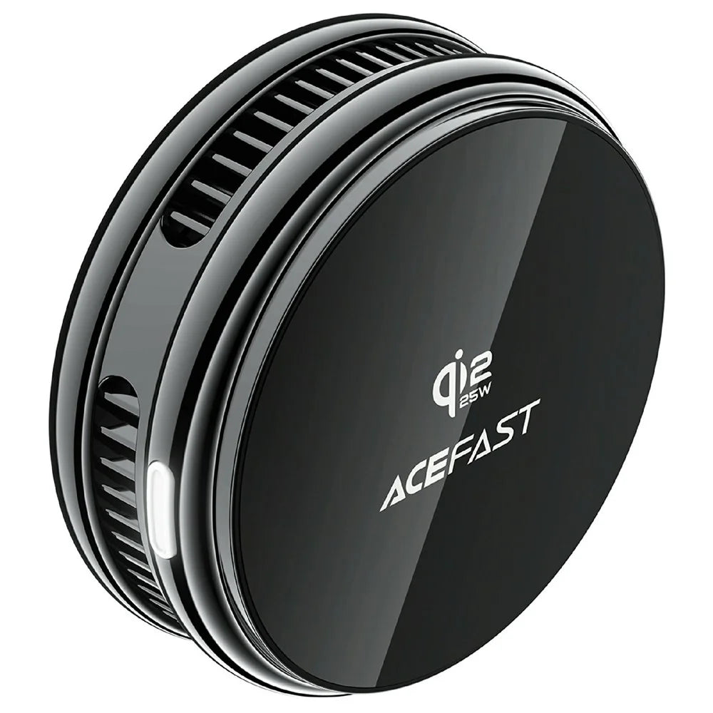 ACEFAST E47 QI2 25W Magnetic Cooling Wireless Charger Fast Phone Cooler for Gaming - Black - 2