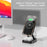JJT-C42 Qi2 3-in-1 Magnetic Wireless Charger 15W Foldable Aluminum Alloy Charging Stand for Phone Watch Earbuds - Titanium - 7