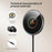 25-1 25W Magnetic Wireless Charger Desktop Ultra Thin Intelligent Temperature Control Qi Fast Charging Pad for iPhone Android Phone - Round Pattern - 3