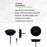 QR02 Qi2.2 25W Magnetic Wireless Charger Embedded Desktop Car Mount Charging Pad - Black - 6