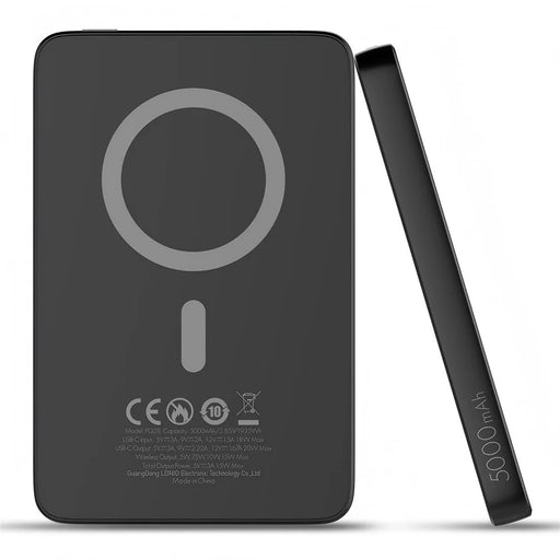 LDNIO PQ28 5000mAh Magnetic Wireless Power Bank Ultra-Slim Portable 15W Fast Charging Charger for iPhone - 1