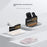 HT-568 3-in-1 Wireless Charger Stand 15W Magnetic Fast Charging Station Clock Desk Lamp for iPhone Watch AirPods - Black - 4