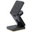 HT-552 Foldable Magnetic 15W Wireless Charger 3 in 1 Touch Night Light for Phone Watch Earbuds - Black - 1