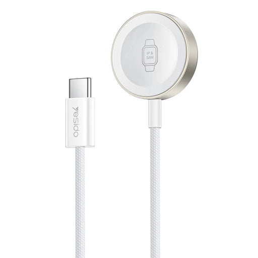 YESIDO DS42 2-in-1 Wireless Watch Charger 2.5W Magnetic Charging Dock for Samsung Galaxy iWatch - White - 1