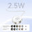YESIDO DS42 2-in-1 Wireless Watch Charger 2.5W Magnetic Charging Dock for Samsung Galaxy iWatch - White - 3