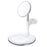 CHOETECH T586F 2 in 1 Magnetic Wireless Charger for Mobile Phone / Headset 15W Max Charging Dock Desktop Stand - 1